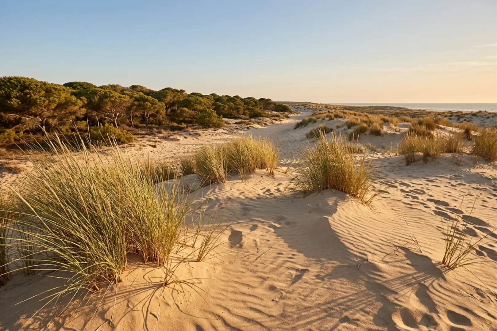 Dunas de Doñana - cerca del mar